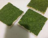 A picture of step 2 of Green Sandwich.
