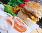 A picture of step 4 of Shami burger.