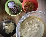 Foto del paso 3 de la receta Pollo tikka malasa con pan naan y arroz largo