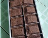 Foto langkah ke 5 dari resep Brownies kukus dng vla coklat lumer meleleh😘.