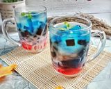 Foto langkah ke 4 dari resep Es Sirup Cincau Nutrijell Susu.