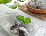 Foto langkah ke 5 dari resep Mochi Ketan Hitam Isi Oreo.