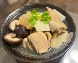 A picture of step 7 of Chicken Soup with Preserved Winter Melon, Shiitake Mushrooms, and Bamboo Shoots.