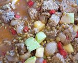 Foto del paso 4 de la receta: Guisito vegano de lentejas y arroz integral orgánico