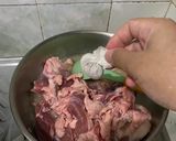 Foto langkah ke 2 dari resep Sup Bunjut Beef Slice Khas Malaysia.