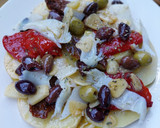 Foto del paso 5 de la receta: Ensalada de patata, pimientos del piquillo y bacalao ahumado