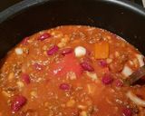 A picture of step 4 of Fully loaded Chilli concarne.