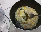 Foto langkah ke 5 dari resep MPASI Ayam Telur Bayam (Menu Lengkap Karbo+Prohe+Lemak+ Sayur).