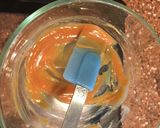 A picture of step 1 of Toffee Pecan protein krispie bar.