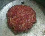 A picture of step 2 of Beef burger.