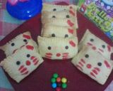 Foto langkah ke 7 dari resep Kue hello kitty imut & lucu.