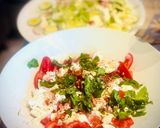 Une image de l'étape 4 de Tomates Mozzarella, Courgette Feta.