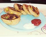 A picture of step 6 of Veg roll tikki.