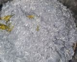 Foto langkah ke 3 dari resep Lemper Bunga Telang isi Ayam.