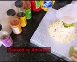 A picture of step 3 of Boil Egg Chicken with Mayo Salad Doll.