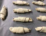 Nutellás házi croissant leveles tésztából recept fázis 3 fotója