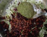 A picture of step 2 of Cheakpea Cabbage Salad.