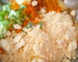 A picture of step 3 of Moong dal kofta curry.