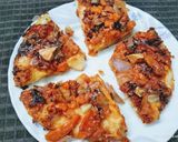A picture of step 4 of Carrot Pizza.