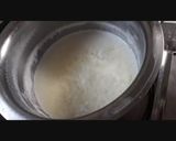 A picture of step 1 of Mango firni with ground rice.