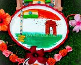 ইন্ডিয়ান ফ্ল্যাগ ক্যুকিজ (Indian flag cookies recipe in Bengali) রেসিপির ধাপ 11 ছবি