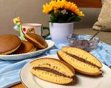 Foto langkah ke 8 dari resep Dorayaki, Lembut dan Fluffy!.