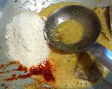 A picture of step 3 of Kashmiri Dum Aloo.