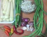 Foto langkah ke 1 dari resep Tumis Baby Corn, Kacang Panjang, Tauge.