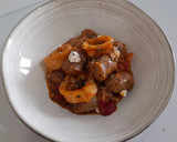 Foto del paso 10 de la receta: Cazuela de butifarra y calamares con pimiento escalivado