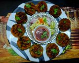 A picture of step 4 of Little Millet Kebab.
