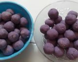 Foto langkah ke 3 dari resep Klepon ubi ungu.