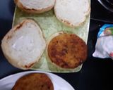 A picture of step 2 of Double Petty Burger.