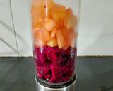 A picture of step 1 of Dragon fruit And Watermelon Lassi.