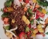 A picture of step 8 of Multi grain stuffed spinach chilla.