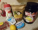 Málnás - citromos proteines cheesecake golyó recept fázis 1 fotója
