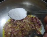 A picture of step 4 of Kadhai paneer.