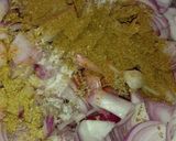 A picture of step 2 of Onion Parantha.