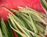 A picture of step 2 of Restaurant style Kachumber Salad (with vinegar dressing).