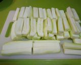 Foto del paso 1 de la receta Varitas de calabacín con thermomix