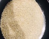 A picture of step 1 of Tahini sauce.