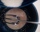 A picture of step 1 of Cinnamon rolls.