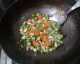 A picture of step 3 of Mix veg Upma.