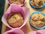 Muffins de zanahoria y harina de algarroba