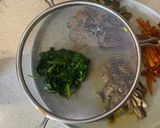 A picture of step 4 of Korean Bibimbap (Vegetarian).