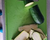 Rántott cukkini recept fázis 1 fotója