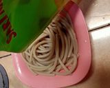 Foto langkah ke 4 dari resep Pasta Makaroni Sosis Bunga Telang.