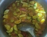 A picture of step 5 of Chane ki daal with turai.