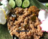 Foto langkah ke 6 dari resep Nasi Bakar Ayam Kecap.