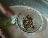A picture of step 2 of Paan gulkand rasgulle.