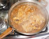 A picture of step 3 of Marbled Pork Chops Braised in Merlot Wine Sauce.